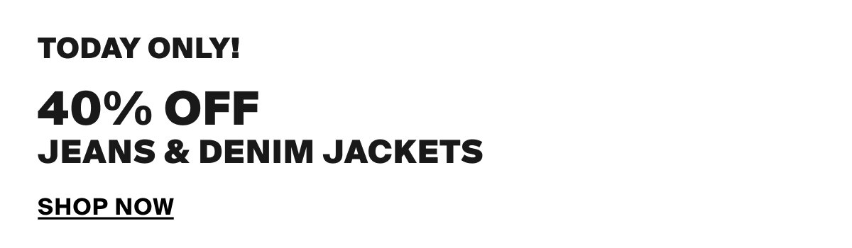 40% OFF jean & denim jackets