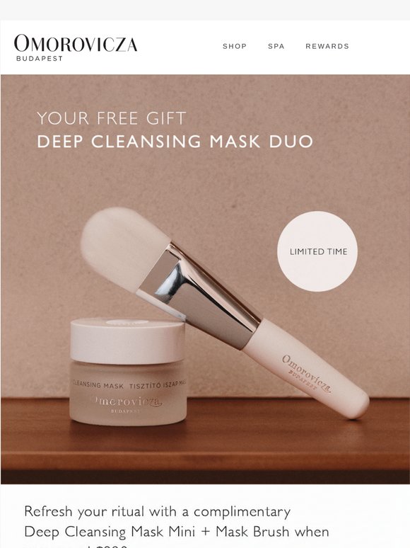 Complimentary Deep Cleansing Mask Duo