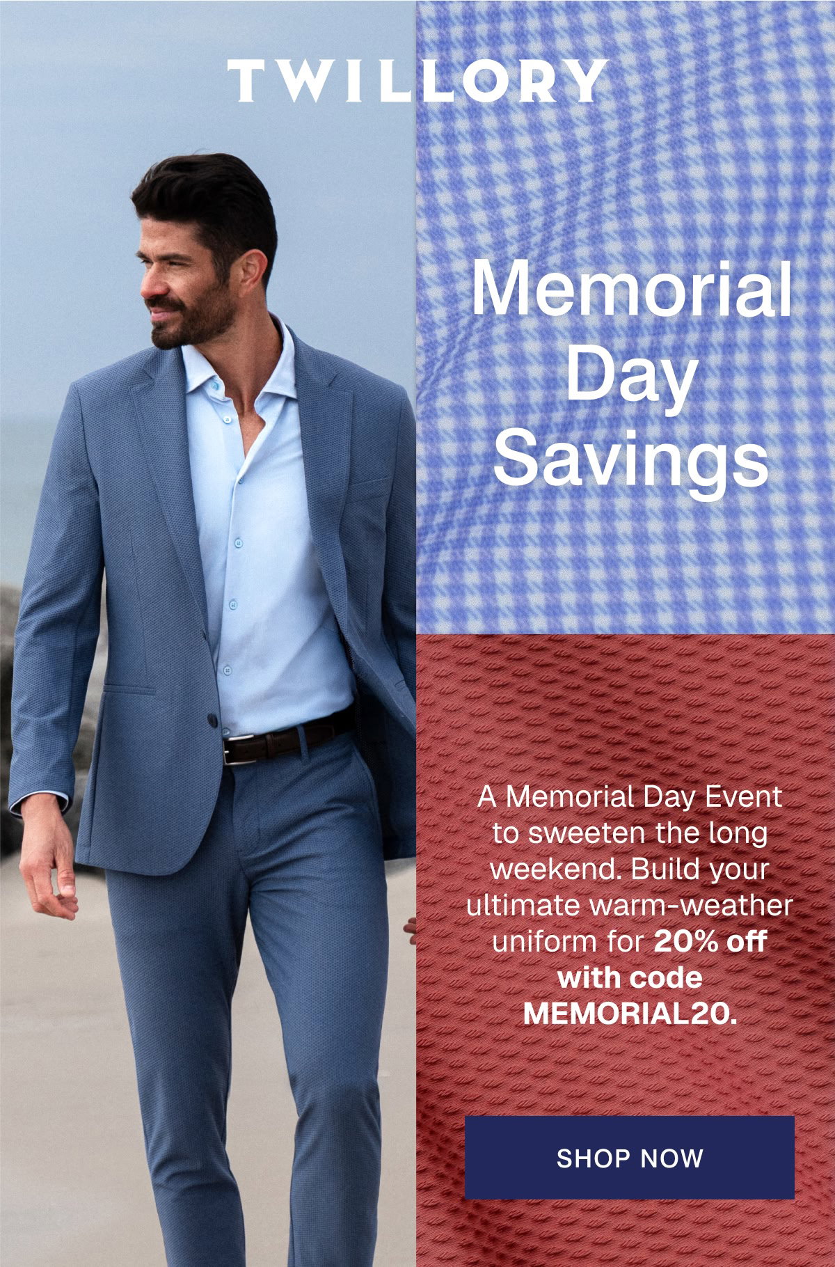 TWILLORY | Memorial Day Savings