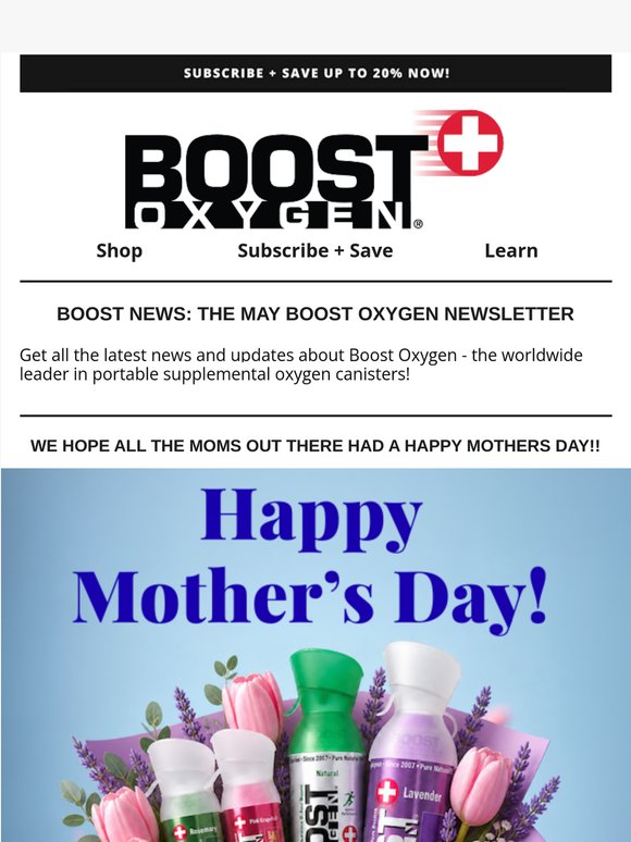 📣 Boost News: The May Boost Oxygen Newsletter ✅