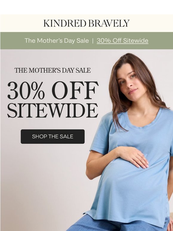 Save 30% on Maternity Styles You'll Love!