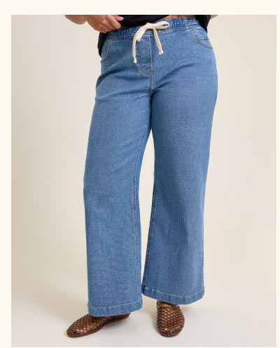 Wide Leg Maternity & Postpartum Jean