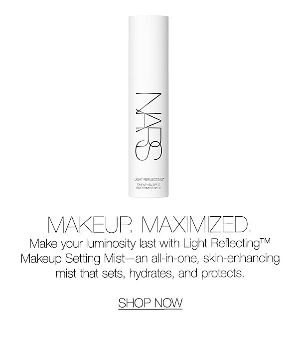 Make your luminosity last with Light Reflecting™ Makeup Setting Mist—an all-in-one, skin-enhancing mist.