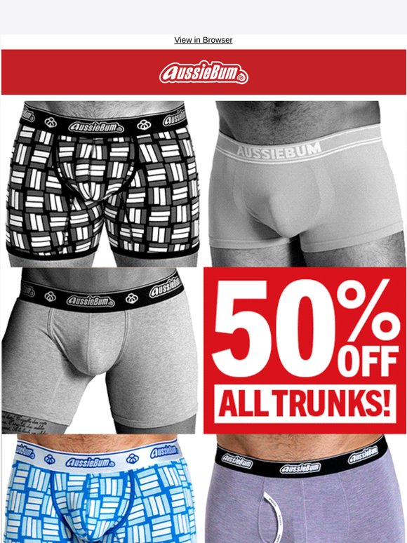 All trunks ⚡now 50% off