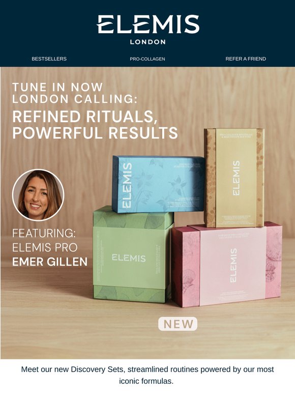 Tune in Now: NEW Science-Led, Spa-Inspired Collections