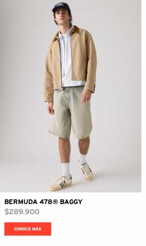 Bermuda 478® Baggy Levi’s® Para Hombre