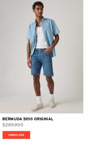 Bermuda 501® Original Levi’s® Para Hombre
