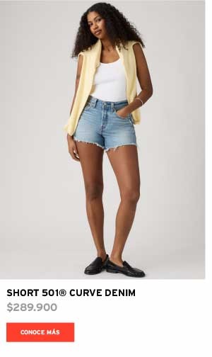 Short 501® Curve Denim Levi’s® Para Mujer