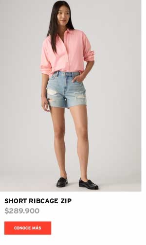 Short Ribcage Zip Levi’s® Para Mujer