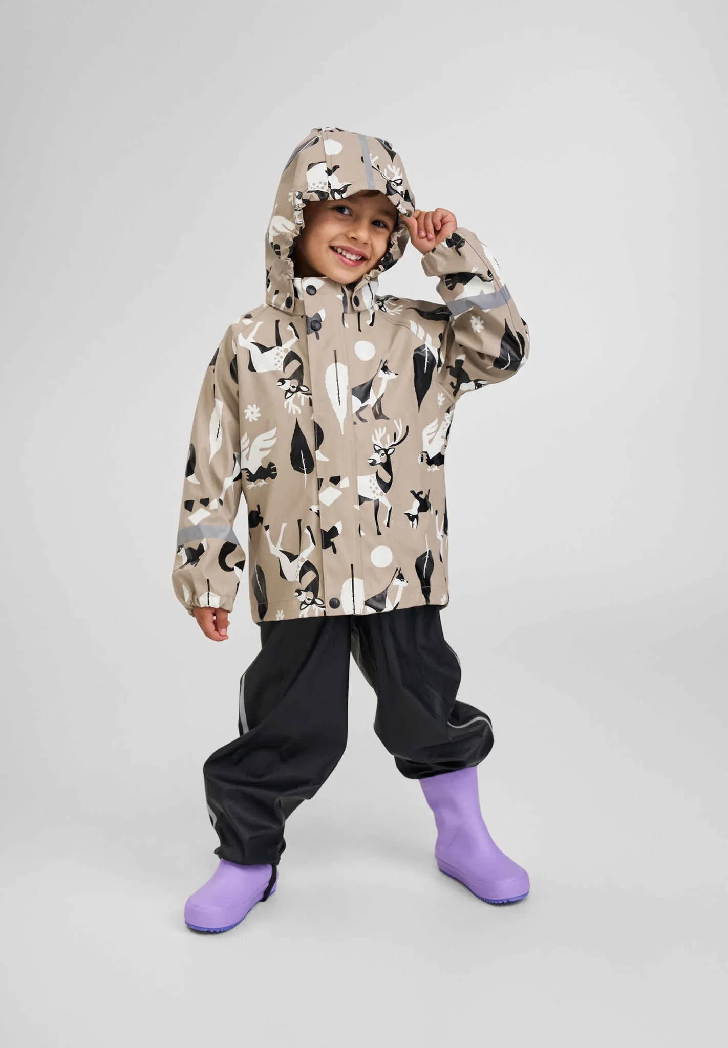 Kids' barefoot rain boots Ankka