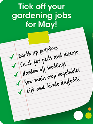Tick off your gardening jobs for May!