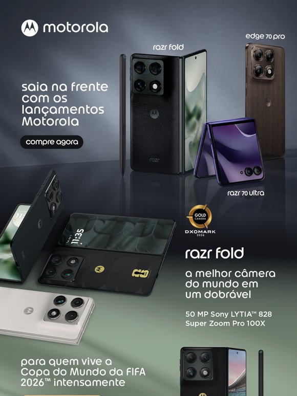 Lançamentos Motorola para você