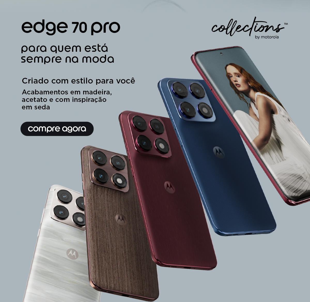 Motorola edge 70 pro. Criado com estilo para você