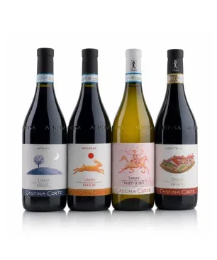 Image of Box Degustazione Piemonte Amphorae - Cascina Corte [4 bot]