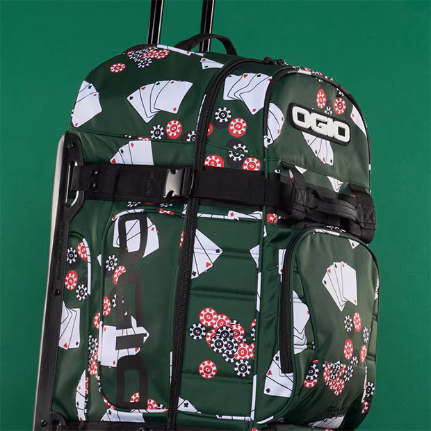 poker print on rig 9800 bag