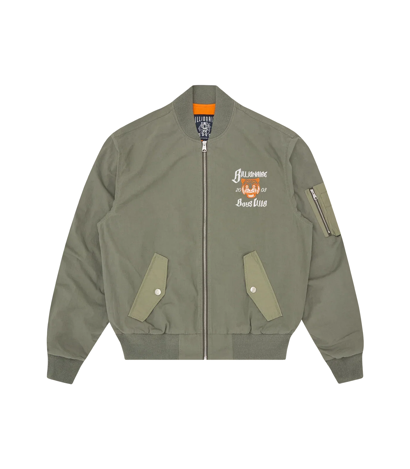 Image of TIGER BOMBER JACKET - KHAKI