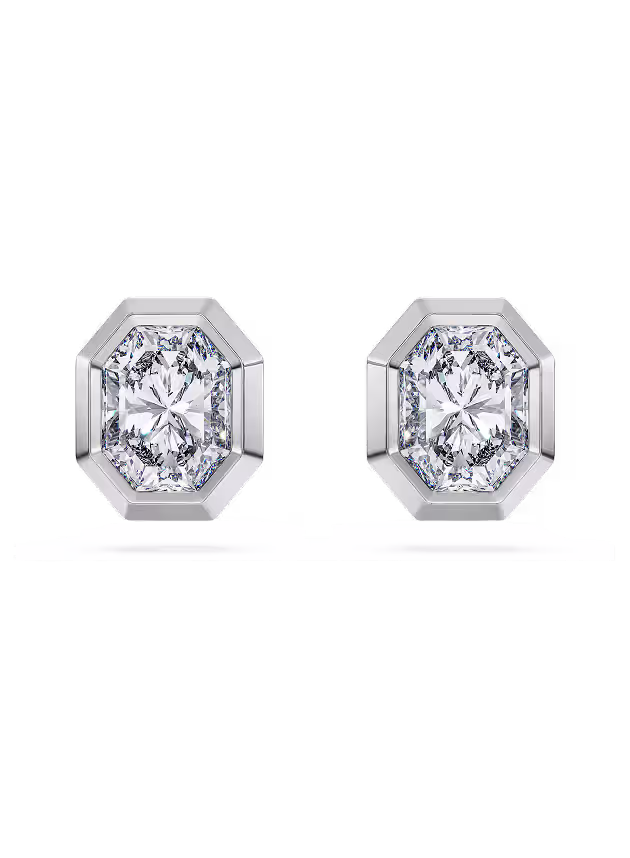 Octagon stud earrings