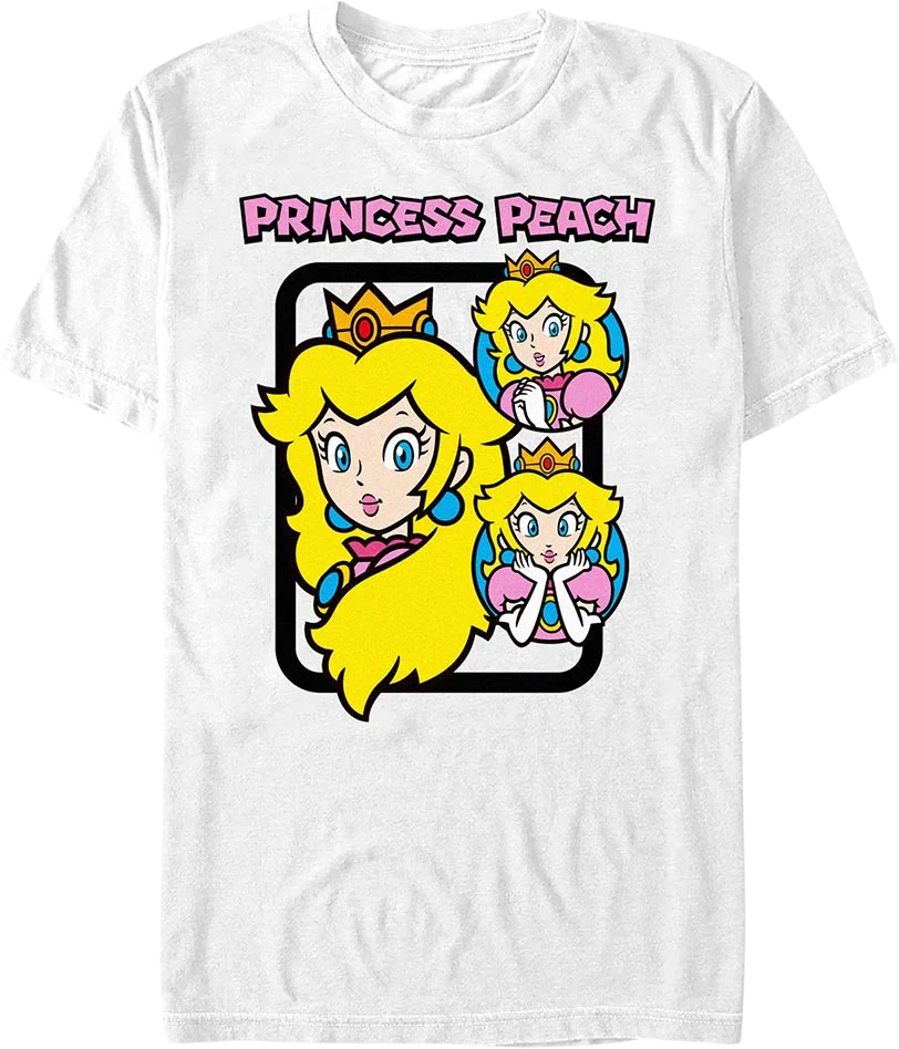 Princess Peach Collage Super Mario Bros. Nintendo T-Shirt