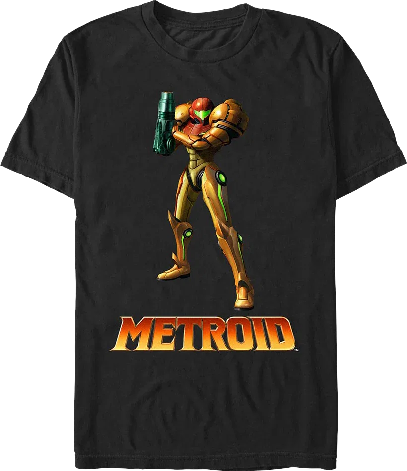 Metroid Samus Aran Pose Nintendo T-Shirt