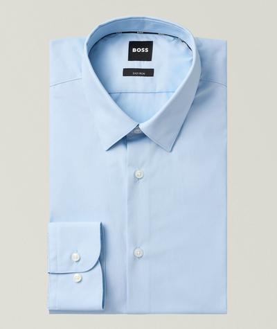 BOSS - Hank Cotton Poplin Dress Shirt