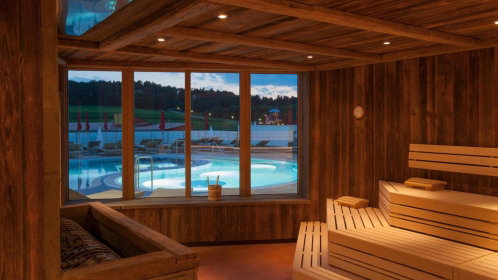 hotel Wellnessbereich mit Sauna