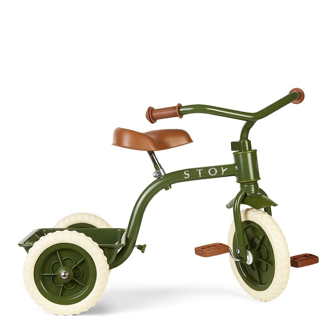 Vintage Trehjuling Army Green 2-4 Y