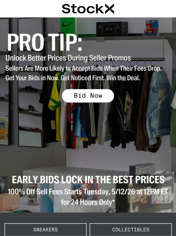 Bid Now. Get More.