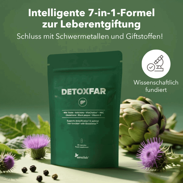 DetoxFar - die intelligente 7-in-1-Formel für eine gesunde Leber