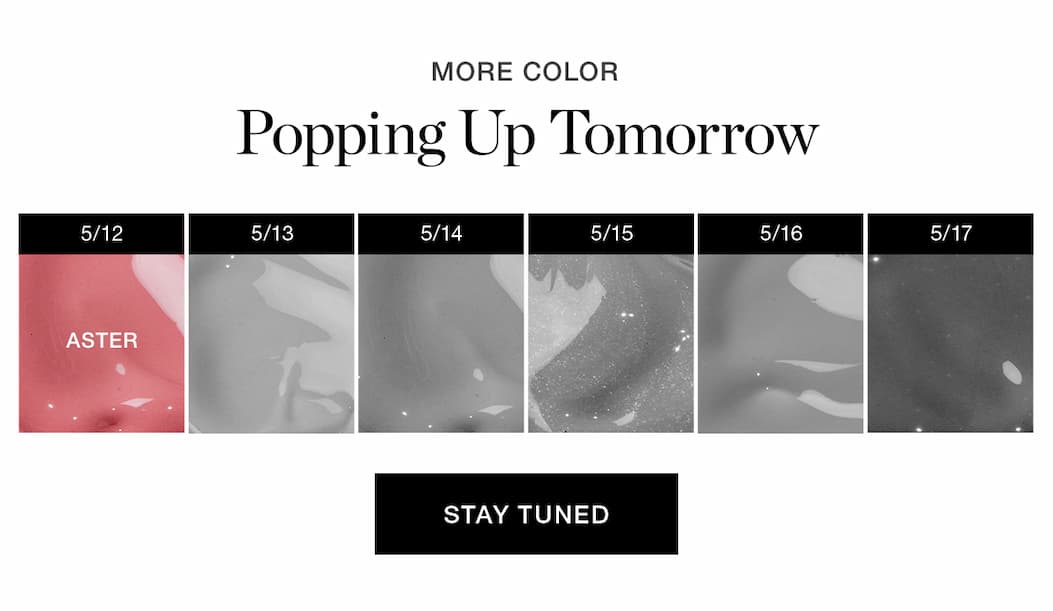 MORE COLOR | Popping Up Tomorrow