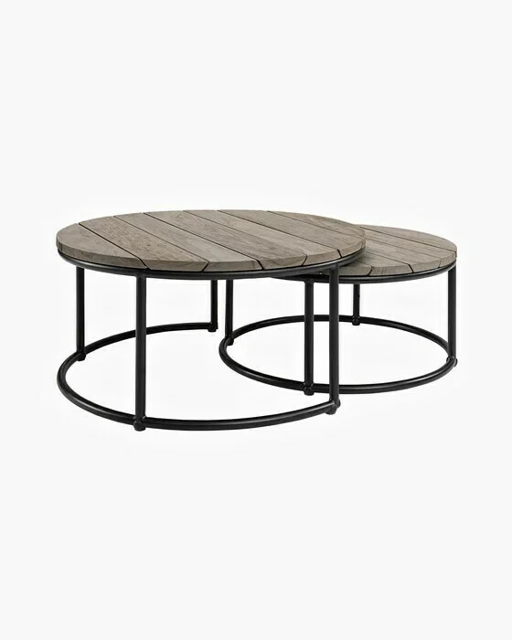 Anson Coffee Table Charcoal 2-set