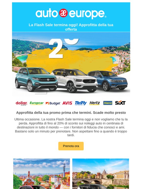 È adesso o mai più — La Flash Sale termina stasera