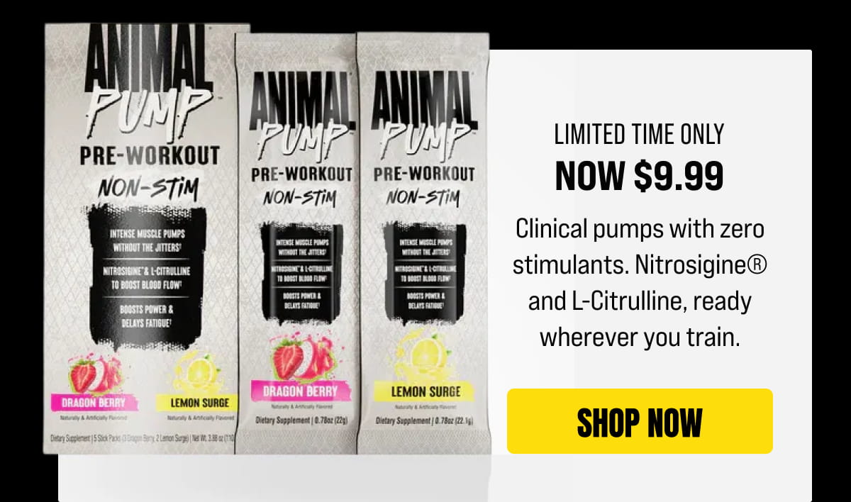ANIMAL PUMP NON-STIM STICK PACK