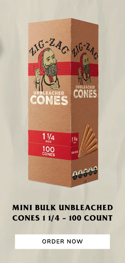 Mini Bulk Unbleached Cones 1 1/4 - 100 Count