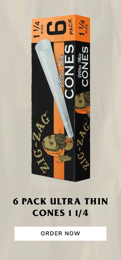 6 Pack Ultra-Thin Cones 1 ¼