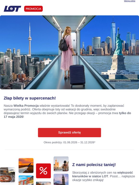Wielka Promocja wystartowała! 🎉✈️