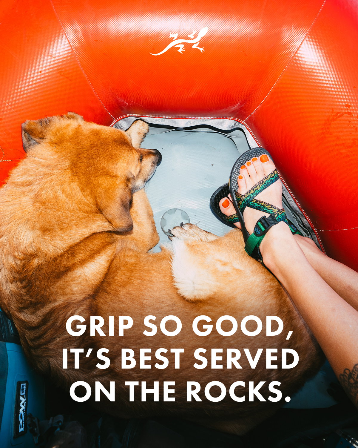 Chaco. GRIP SO GOOD, IT'S BEST SERVED ON THE ROCKS.