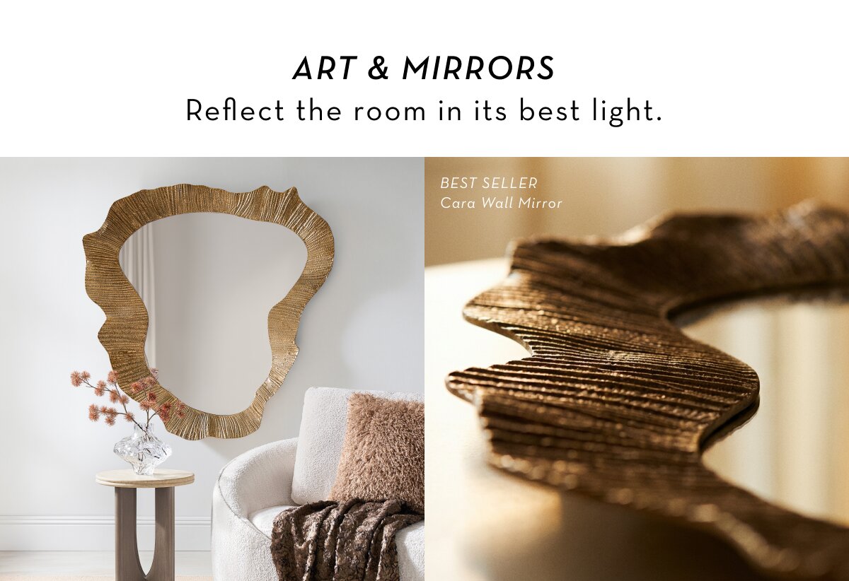Shop art & mirrors, up to 50% off