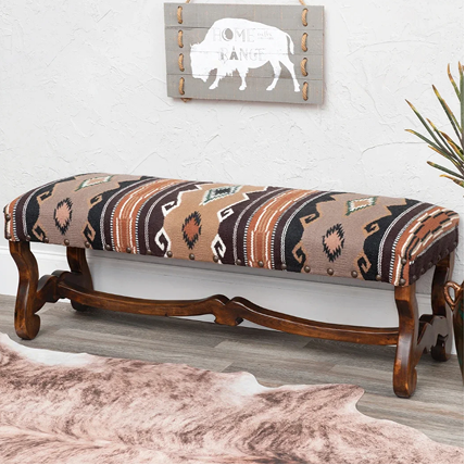 Diamond Desert Upholstered Bench