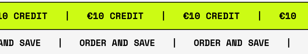 €10 CREDIT