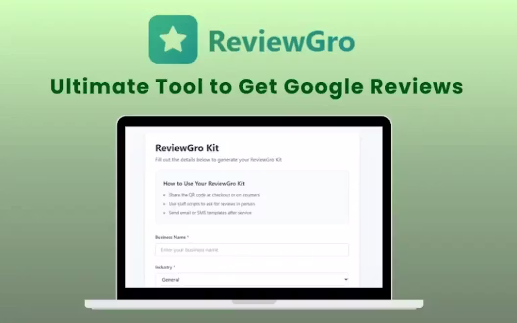 ReviewGro – Your Ultimate Tool to Get Google Reviews | Lifetime Access
