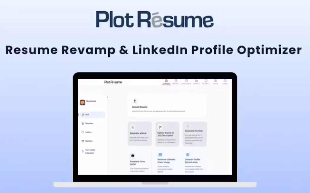 Plotresume – Resume Revamp & LinkedIn Profile Optimizer | Lifetime Access