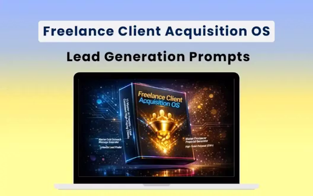 Freelance Client Acquisition OS – Lead Generation Prompts | Lifetime Access