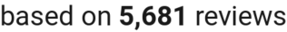 number of reviews