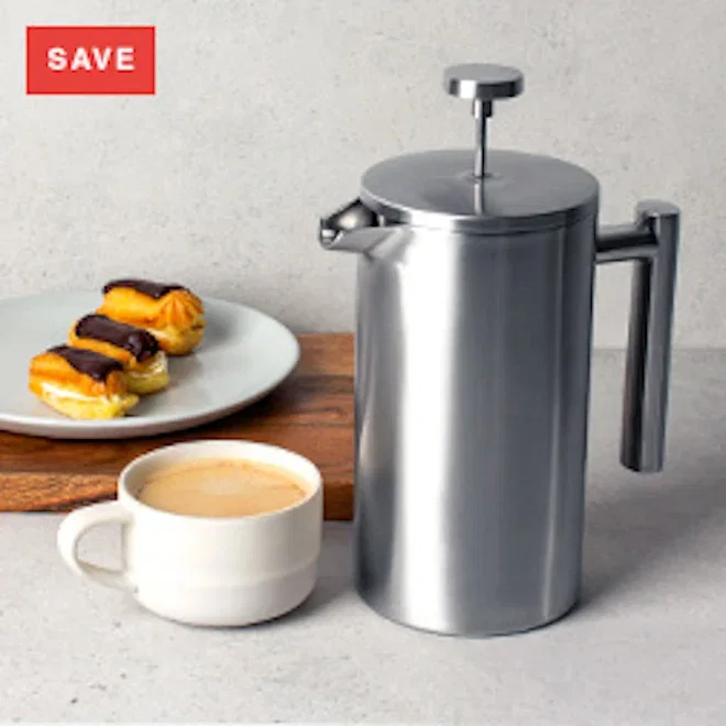 Yuppiechef Double-Walled Stainless Steel French Press