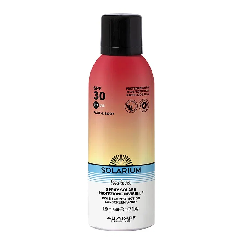 Image of Solarium spf 30 spray solare protezione invisibile viso e corpo
