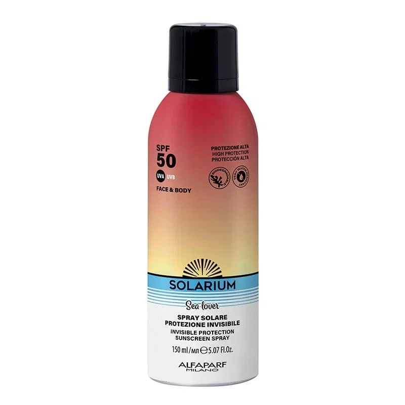 Image of Solarium spf 50 spray solare protezione invisibile viso e corpo