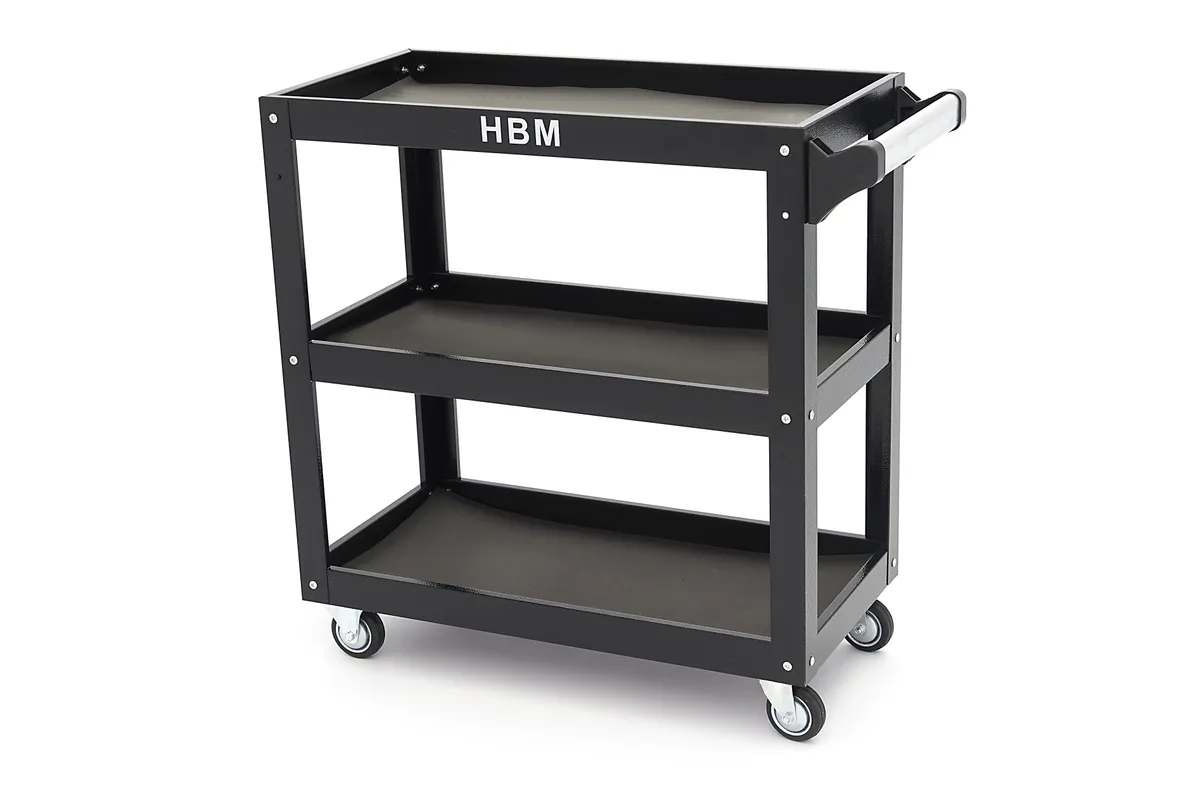 HBM gereedschapstrolley 3 laags, 78,5 cm