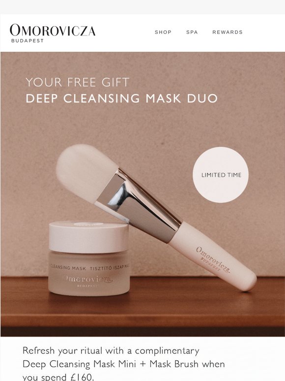 Complimentary Deep Cleansing Mask Duo