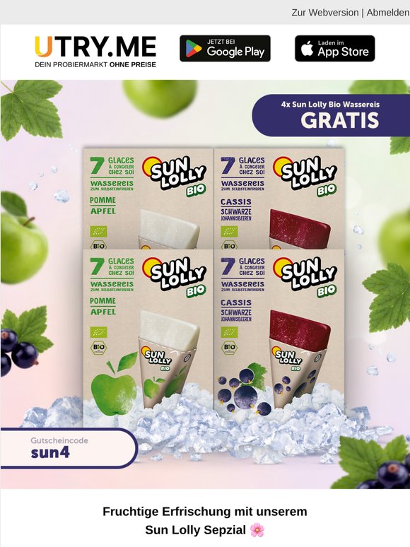 Fruchtige Erfrischung? Schnapp dir dein Sun Lolly Probierpaket! 🍧