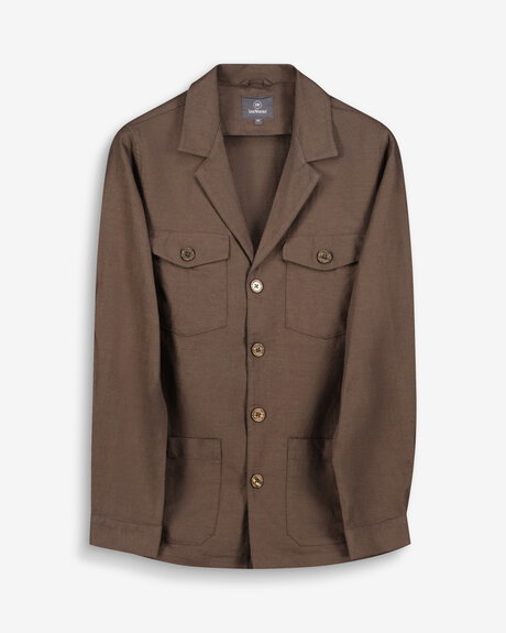 Linen Mix Overshirt